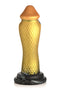 Creature Cocks Golden Mamba royal silicone dildo by XR Brands featuring gold and black snake design with textured scales for targeted stimulation.