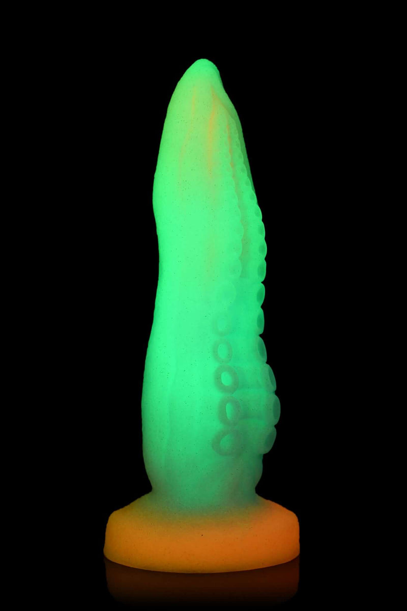 Luminescent Creature Cocks Tenta-Cock Glow In The Dark Silicone Dildo by XR Brands