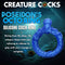 Poseidon's Octo-Ring silicone cock ring featuring an octopus design by Creature Cocks and XR Brands against an aquatic background.