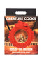 Creature Cocks Rise of the Dragon red silicone cock ring packaging by XR Brands.