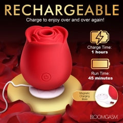 BLOOMGASM THE PERFECT ROSE CLIT STIMULATOR RED-4