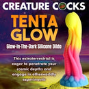 CREATURE COCKS TENTA-GLOW GLOW IN THE DARK DILDO-3