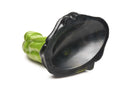 Creature Cocks Orc Silicone Dildo base, featuring firm green shaft and flared base for enhanced fantasy play.