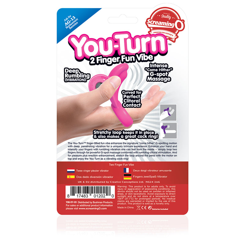 Screaming O Screaming O You Turn Finger Fun Vibe Strawberry Pink at $14.99