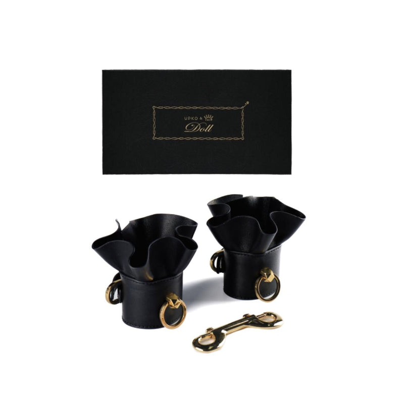 ZALO ZALO & UPKO Doll Designer Collection Leather Lacelike Handcuffs at $99.99