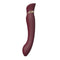 ZALO ZALO Queen Set G-spot PulseWave 17-function App-controlled Rechargeable Silicone Vibrator with Suction Sleeve Wine Red at $129.99