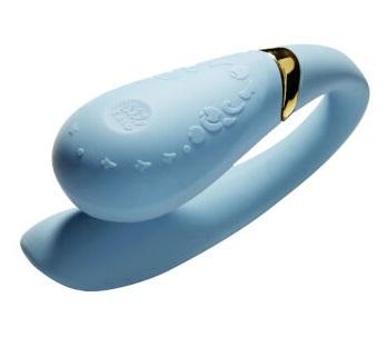 ZALO ZALO Fanfan Set Remote-Controlled Rechargeable Couples Massager Royal Blue at $119.99
