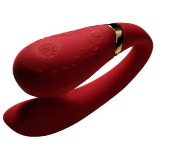 ZALO ZALO Fanfan Set Remote-Controlled Rechargeable Couples Massager Bright Red at $119.99