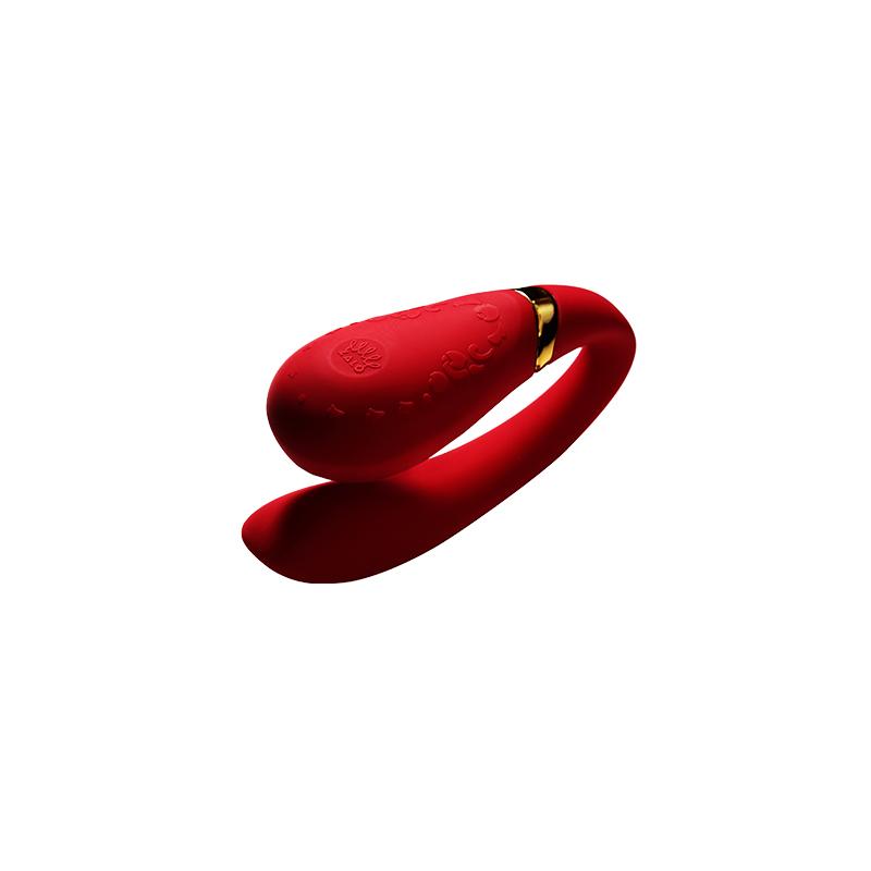 ZALO ZALO Fanfan App-controlled Rechargeable Couples Massager Bright Red at $99.99