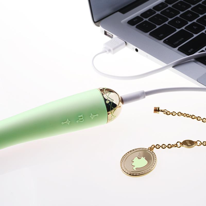 ZALO ZALO Momoko G-spot App-controlled Rechargeable Vibrator Melon Green at $109.99