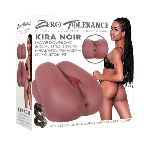 Evolved Novelties Zero Tolerance Kira Noir Movie Download and Dual Stroker at $44.99