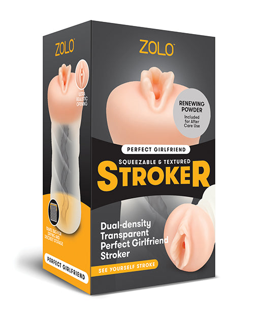 X-Gen Products Zolo Male Masturbator Clear Perfect Girlfriend Stroker at $22.99