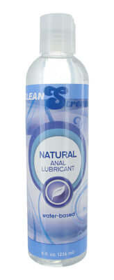 XR Brands Clean Stream Natural Water Based Anal Lube 8 Oz at $14.99