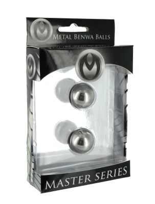 XR Brands Master Series Stainless Steel Venus Ben Wa Balls at $10.99