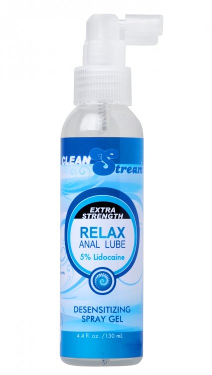 XR Brands Extra Strength Relax Anal Gel Lubricant Desensitizing Spray 4 Oz at $19.99