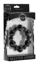 XR Brands Master Series Shadow Silicone Beaded Cock Ring at $10.99