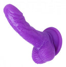 XR Brands Silicone Curvy 4 inches Suction Cup Dildo Purple Bulk at $19.99