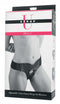 Strap U Velvet Lined Leather Strap-On harness packaging, adjustable and designed for comfort and style.