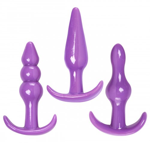 XR Brands Trinity Vibes Anal Trainer 3 Piece Anal Play Kit at $19.99