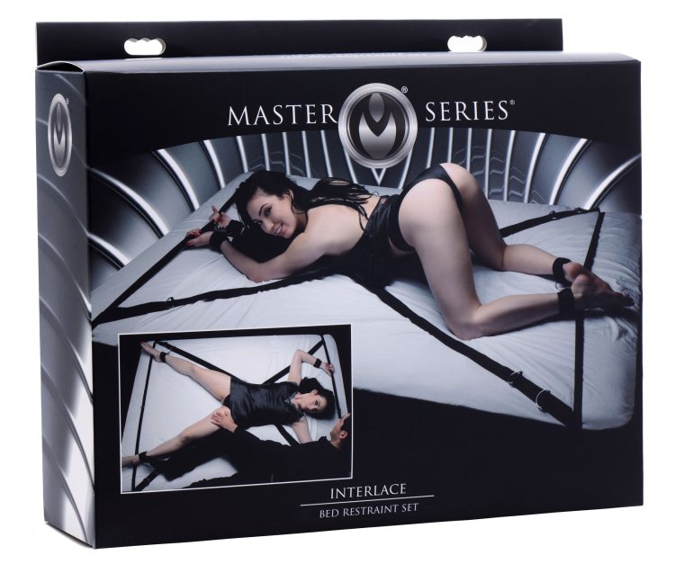 XR Brands Master Series Interlace Bed Restraint Set at $49.99