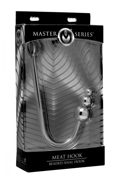 XR Brands Master Series Metal Hook Beaded Anal Hook at $68.99