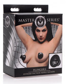 XR Brands Master Series Plungers Extreme Suction Silicone Nipple Suckers Black at $15.99