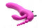 XR Brands Strap U Regal Rider Vibrating Strapless Strap On Triple G Dildo at $74.99