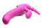 XR Brands Strap U Regal Rider Vibrating Strapless Strap On Triple G Dildo at $74.99