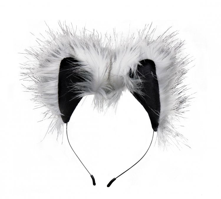 XR Brands Grey Fox Tail Anal Plug and Ears Set at $39.99