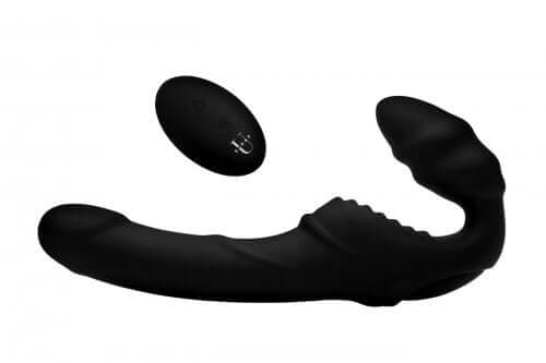 XR Brands Strap U Pro Rider 9X Strapless Strap On with Remote Control Black at $74.99