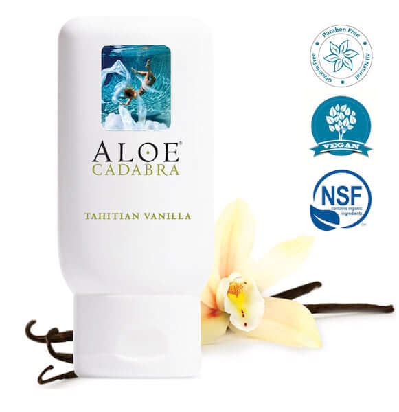 ALOE CADABRA ORGANIC LUBE TAHITIAN VANILLA 2.5OZ-5