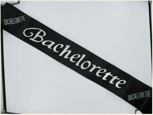 Gas Works BACHELORETTE BLACK SASH at $7.99