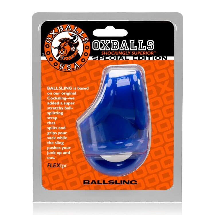 OXBALLS Ballsling Ball Split Sling from Oxballs Police Blue at $22.99