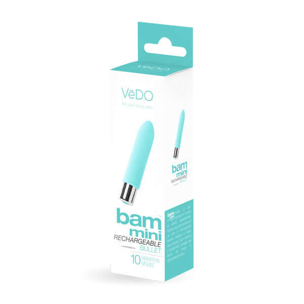 Vedo VEDO BAM MINI Rechargeable Bullet Turquoise at $26.99