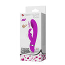 PRETTY LOVE CHRIST RABBIT VIBRATOR SILICONE PURPLE-5