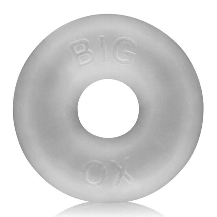 OXBALLS Big Ox Cockring Oxballs Silicone TPR Blend Cool Ice Clear at $11.99