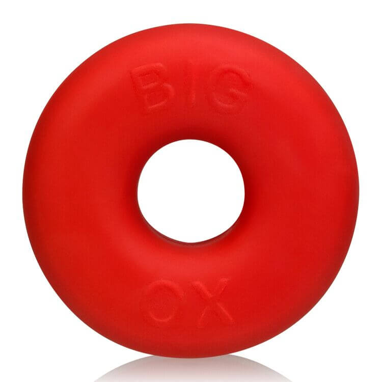 Oxballs Big Ox Cock Ring Red Ice for enhanced bulge and performance