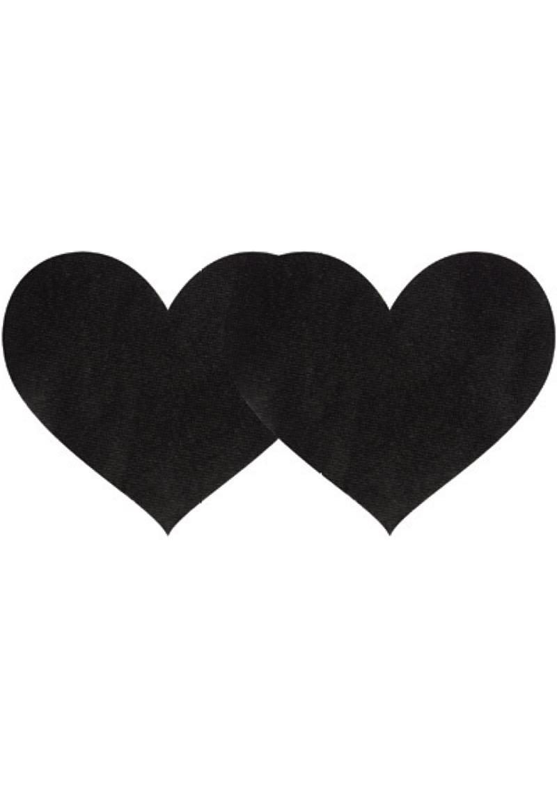 X-Gen Products PASTIES BLACK SATIN HEART at $8.99