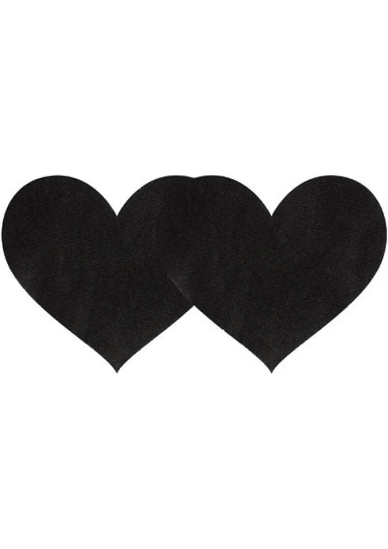 X-Gen Products PASTIES BLACK SATIN HEART at $8.99