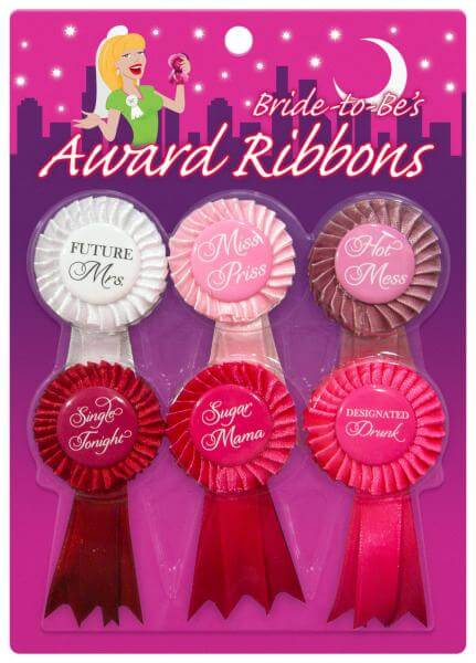 Kheper Games Bride To Be Award Ribbons at $6.99