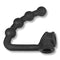 Oxballs Buttballs Asslock and Cock Sling Silicone TPR Blend Black with Textured Butt Plug for Intense Sensation