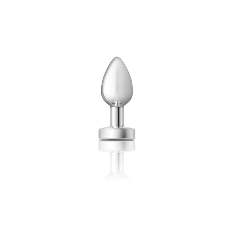 Viben Cheeky Charms Round Teal Small Gunmetal Butt Plug at $12.99