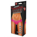 Electric / Hustler Lingerie Hustler Toys Crotchless Panties with Clitoral Stimulating Faux Pearl Beads Hot Pink S/M at $15.99