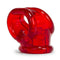 Oxballs Cocksling 2 in red, a versatile premier cock ring designed to enhance sexual experiences and kinks like piss play.