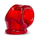 Oxballs Cocksling Red 2 cock ring offering versatility and enhanced sexual experience in vibrant red color