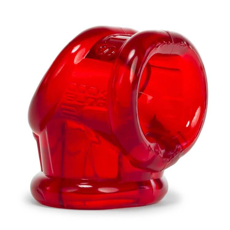 Oxballs Cocksling Red 2 cock ring offering versatility and enhanced sexual experience in vibrant red color