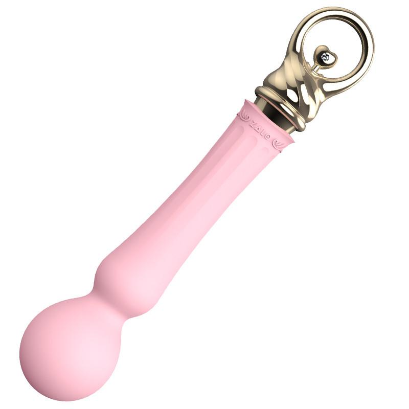 ZALO ZALO Confidence Pre-Heating Rechargeable Wand Massager Fairy Pink at $68.99