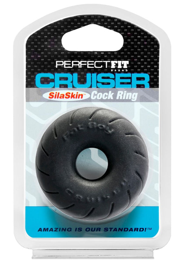 PERFECT FIT SILISKIN CRUISER RING 2.5 BLACK "-1