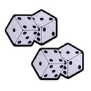 PASTEASE PAIR OF FUZZY DICE-1