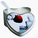 Earthly Body Earthly Body Candle 3-in-1 Heart Edible Candle Strawberry 4 Oz at $12.99